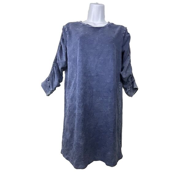 Jane and Delancey Dresses & Skirts - Jane & Delancey Womens Chambray Dress Size S Y2K Peasant Minimalist Oversized